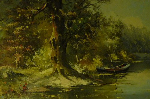 De roeiboot die wij tot zinken hebben gebracht.