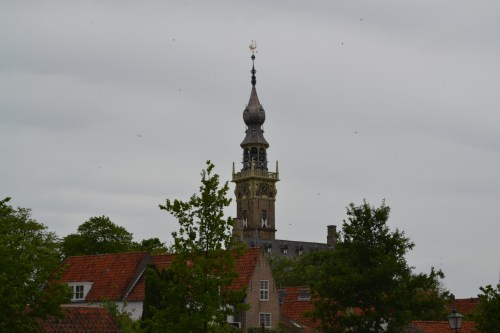 Weer een stadsgezicht. Om te schilderen.